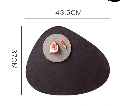 The Weeknight Supper Mat | Wipe-Clean Vegan Leather Placemats