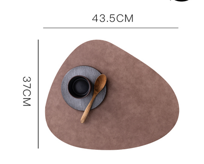 The Weeknight Supper Mat | Wipe-Clean Vegan Leather Placemats