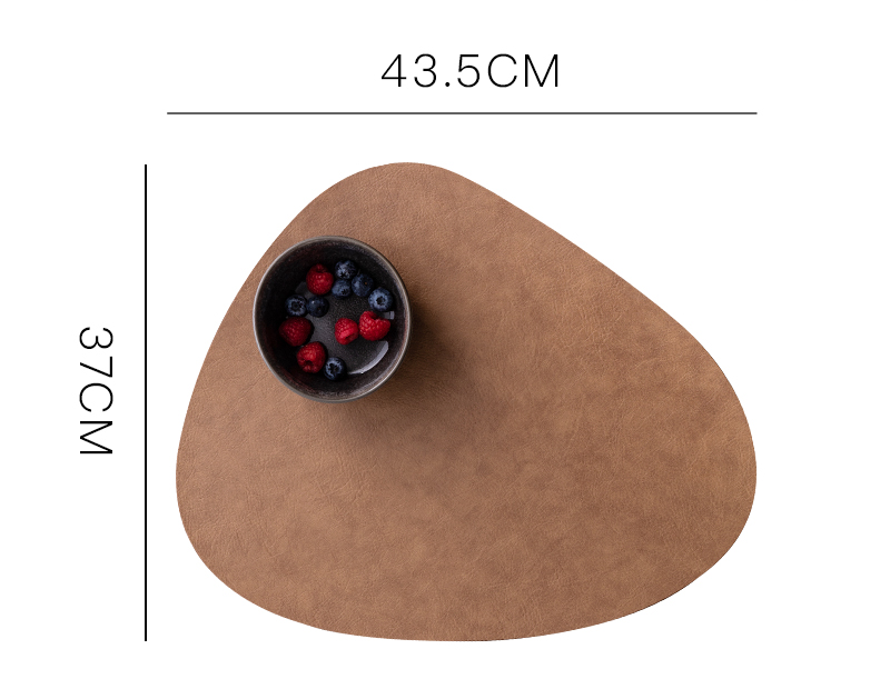 The Weeknight Supper Mat | Wipe-Clean Vegan Leather Placemats