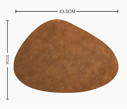 The Weeknight Supper Mat | Wipe-Clean Vegan Leather Placemats