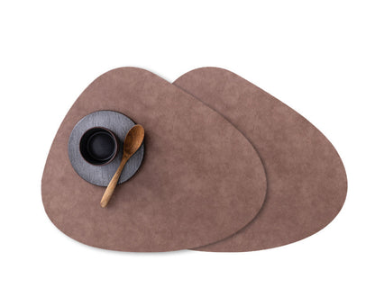 The Weeknight Supper Mat | Wipe-Clean Vegan Leather Placemats